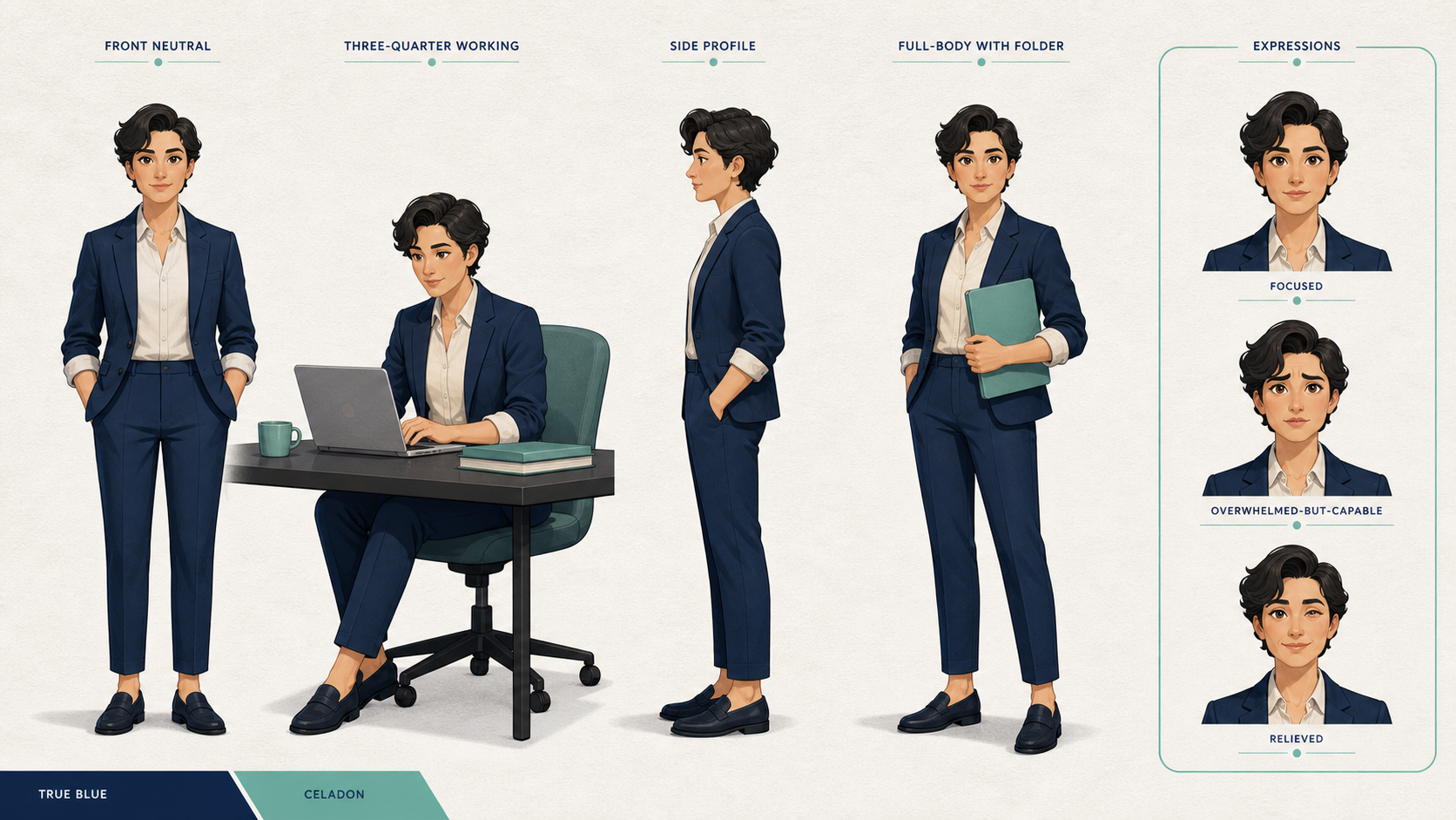 ALEX animation character card