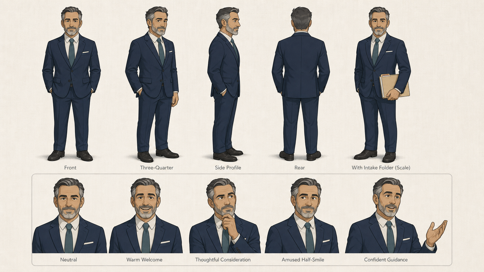 Marcus animation character card